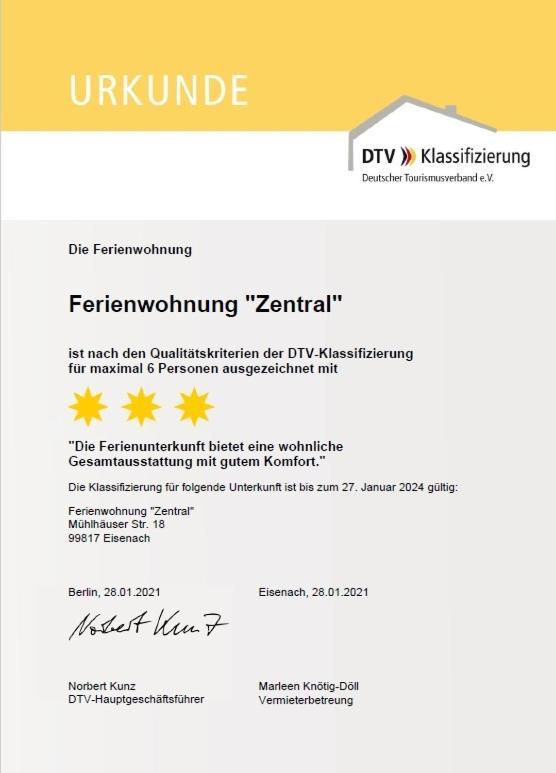 Ferienwohnung Zentral Эйзенах Экстерьер фото